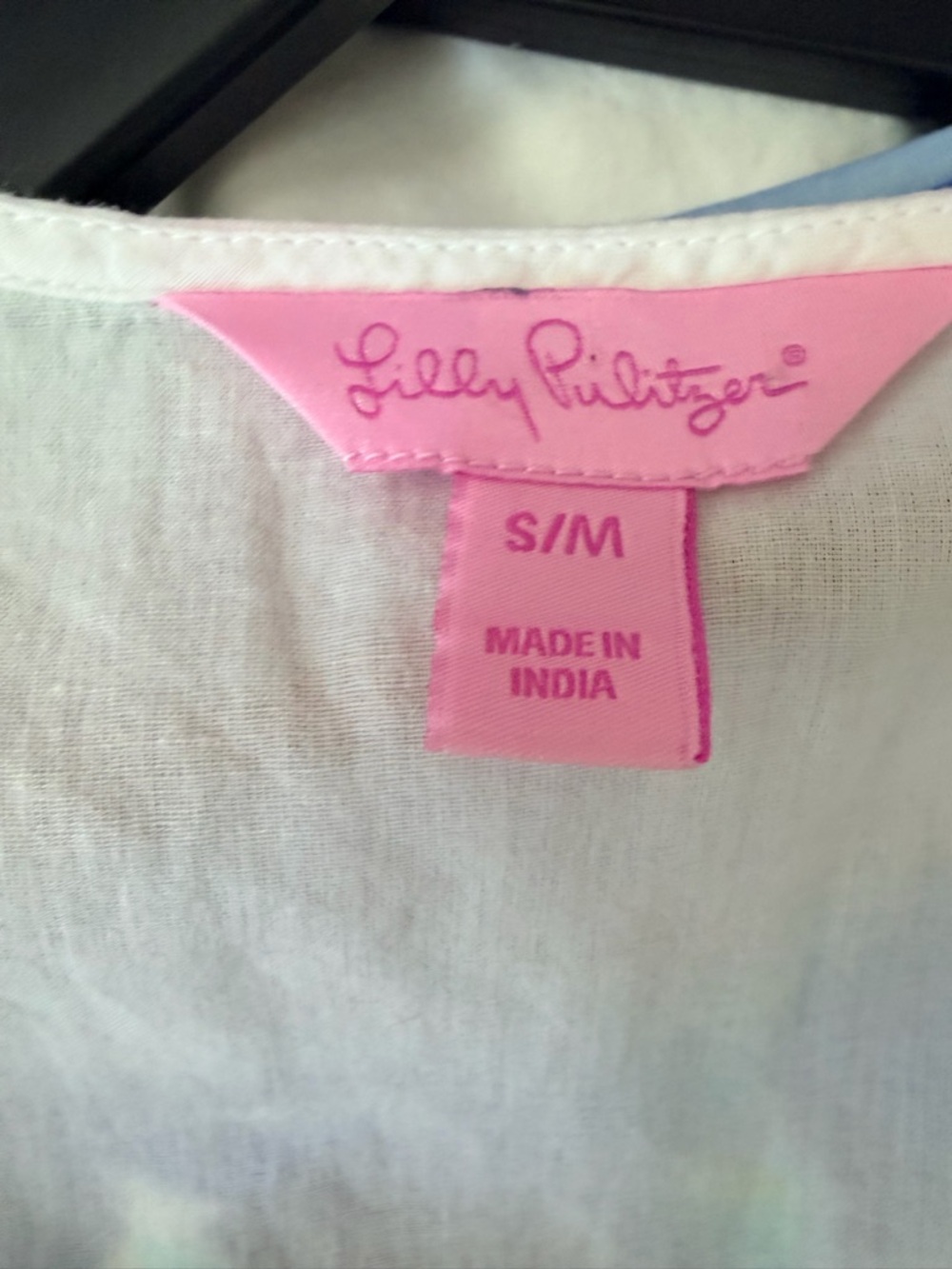 Lilly Pulitzer white swim cover up women’s S M - Picture 4 of 4
